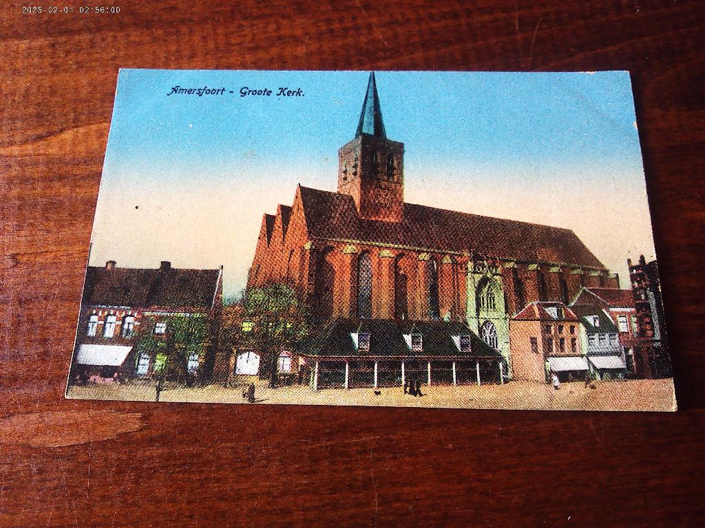 C34 - Amersfoort - Groote Kerk - Mooi/Oud, Verzamelen, Ansichtkaarten | Nederland, Utrecht, 1920 tot 1940, Ophalen of Verzenden