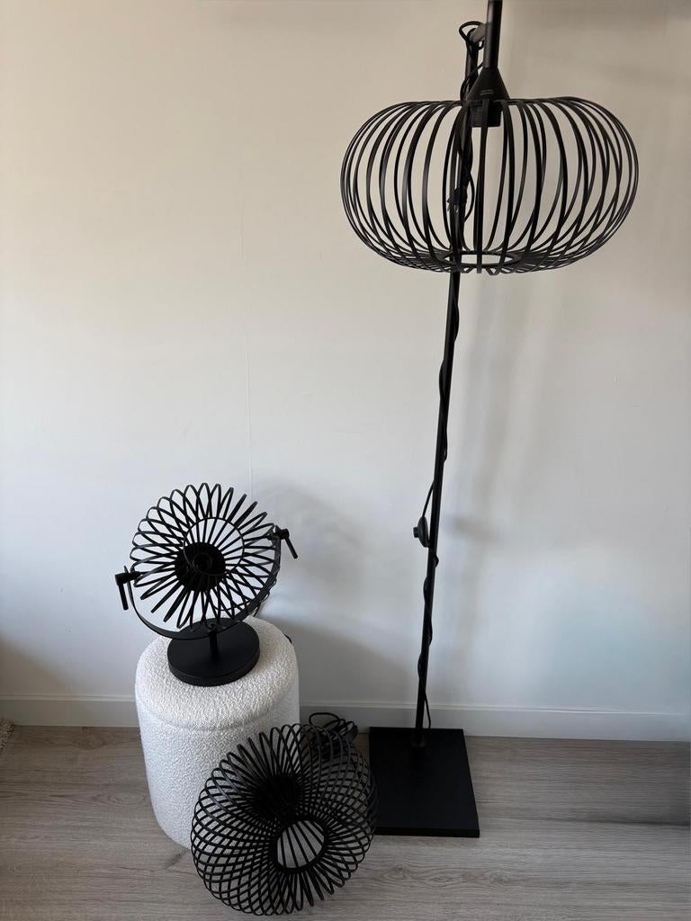 Drietal Lumidora lampen: Tafellamp, Hanglamp, Staande lamp, Ophalen of Verzenden, Gebruikt, Modern, Industrieel