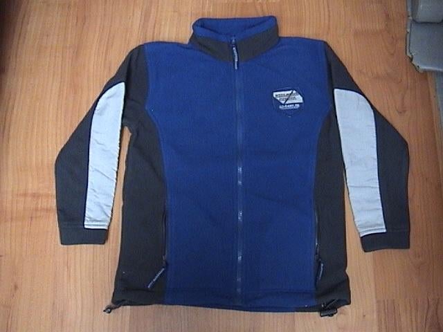NIELSSON blauw + grijs fleecevest vest voor jongen maat 140, Gebruikt, Ophalen of Verzenden, Jongen, Trui of Vest