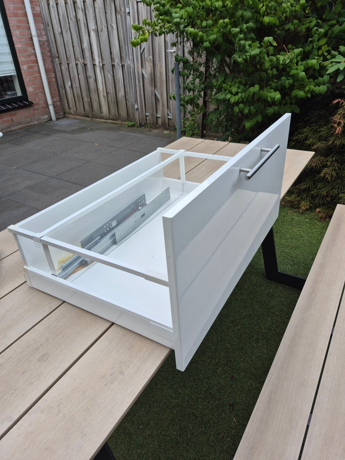 Ikea Maximera 80 x 40 lade incl. rails en tussenschot, Ophalen, Gebruikt