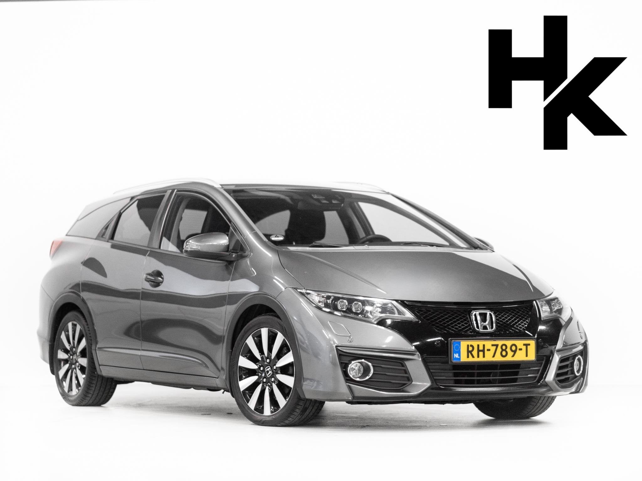 Honda Civic Tourer 1.6D Executive Stoelv Keyless Trekhaak, Auto's, Voorwielaandrijving, Gebruikt, Euro 6, 4 cilinders