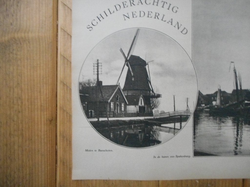 Bunschoten. Molen. 1931., Ophalen of Verzenden, 1920 tot 1940, Nederland, Knipsel(s)