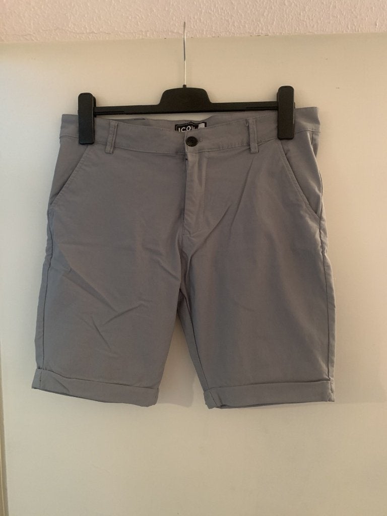 Grijze korte broek van Icon. Maat XS, Icon Amsterdam, Ophalen of Verzenden, Zo goed als nieuw, Grijs
