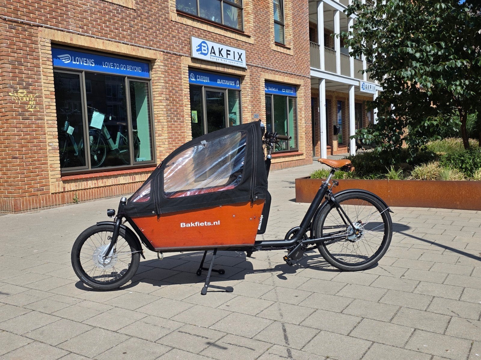 2de hands Cargo bike long bakfiets met middenmotor, 4 kinderen of meer, Gebruikt, Info@bakfiets.nl, Ophalen of Verzenden