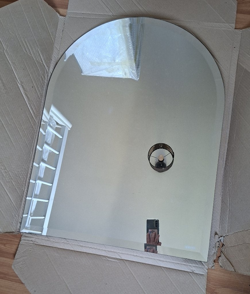 Toogspiegel facet geschikt voor badkamer verlichting Mirover, Huis en Inrichting, Woonaccessoires | Spiegels, Ophalen, Nieuw, Minder dan 100 cm