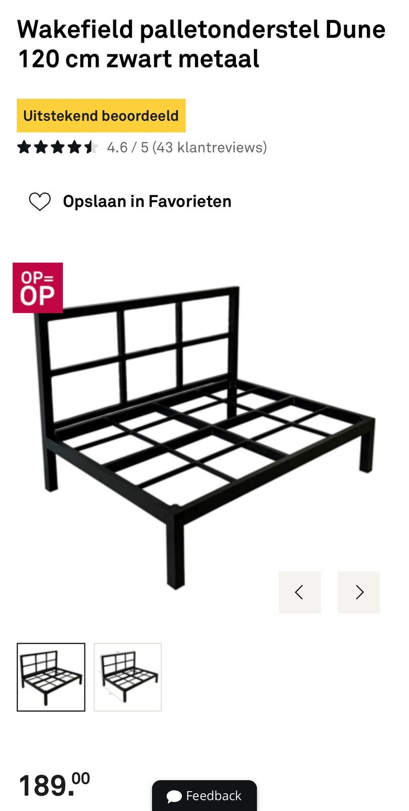 Palletonderstel ijzer zwart, Ophalen, Zo goed als nieuw, Metaal