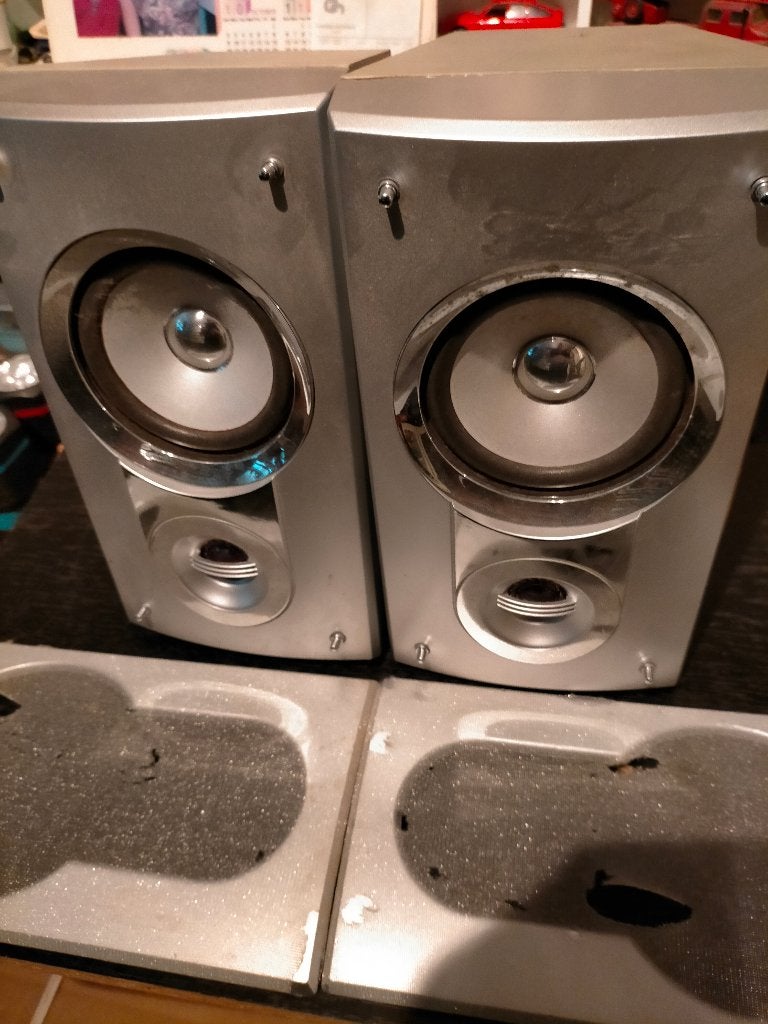 2 sharp speakers, Ophalen, Gebruikt, Minder dan 60 watt, Overige merken