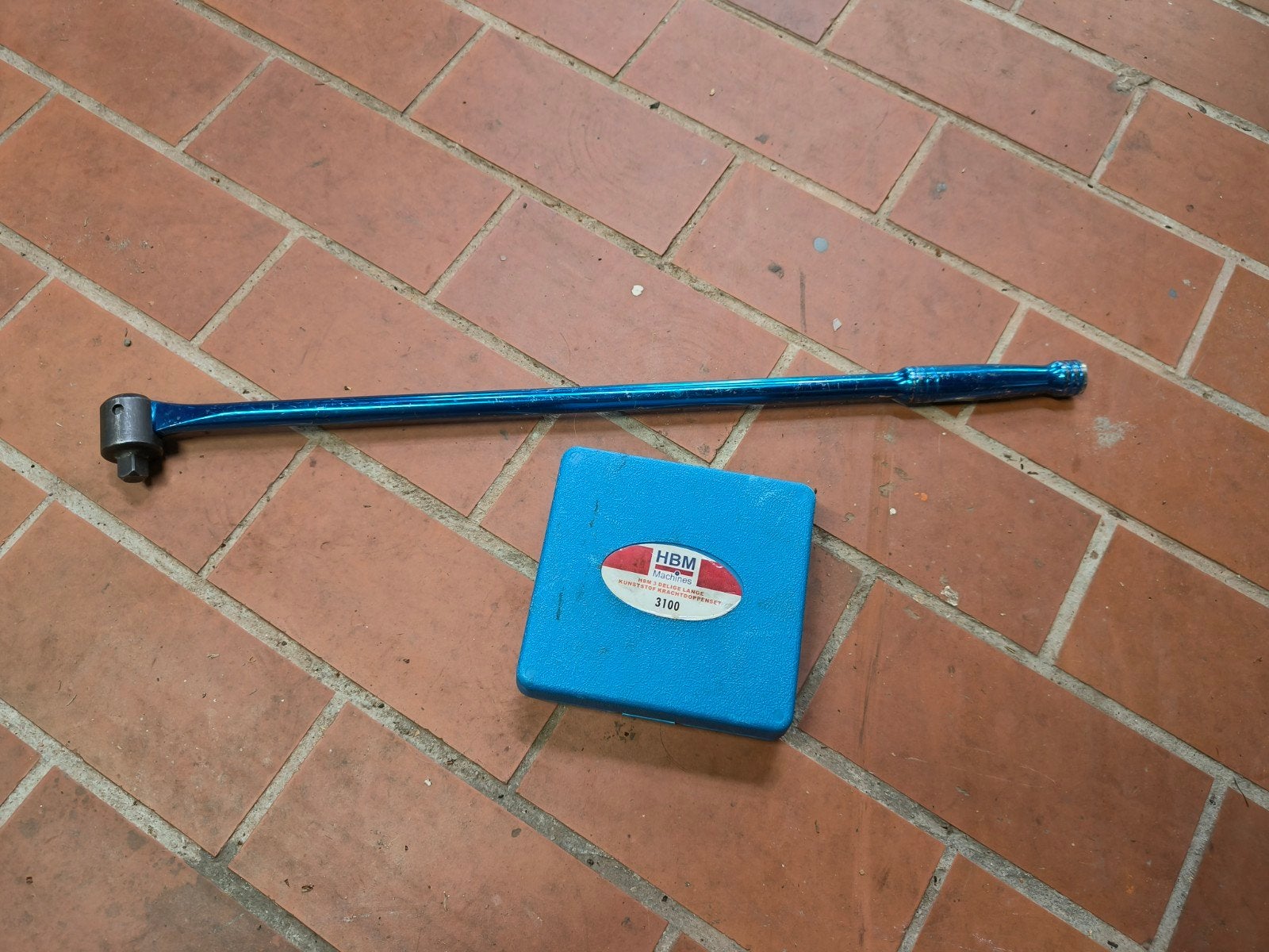Wringijzer met HBM doppenset, Ophalen of Verzenden, Gebruikt