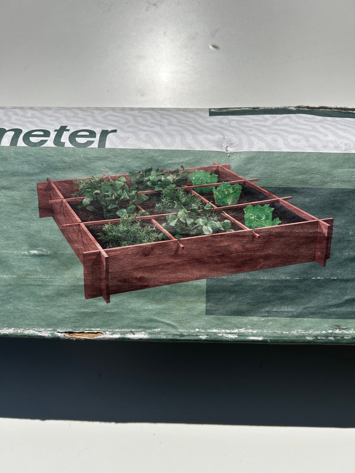 Nieuw Vierkante Meter Tuin - Kweekbak voor Groenten/Kruiden, Balkon, Vierkant, Nieuw, Ophalen of Verzenden
