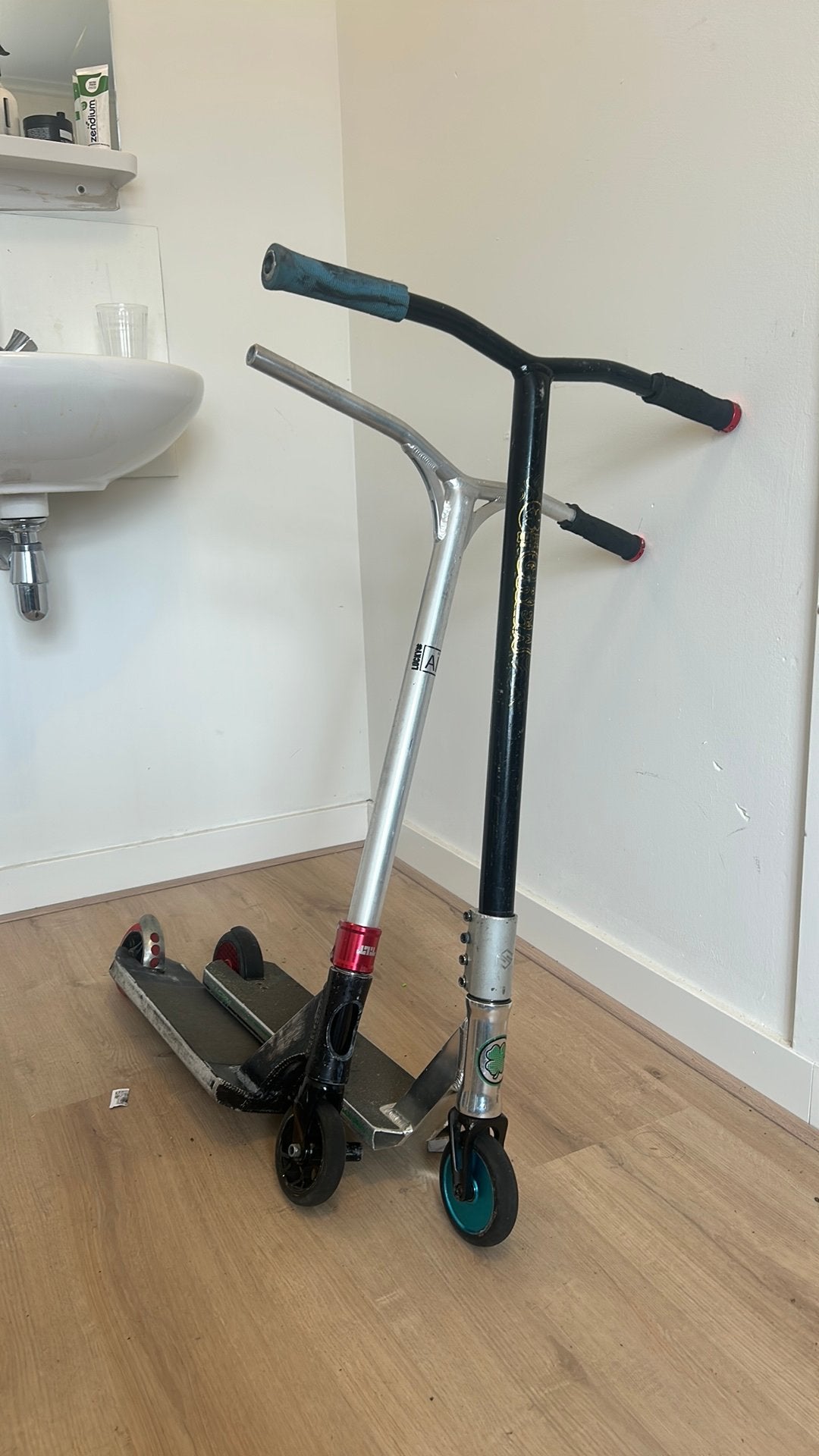 2 custom steppen 100 euro of 50 per stuk, Fietsen en Brommers, Steps, Ophalen, Gebruikt, Gewone step