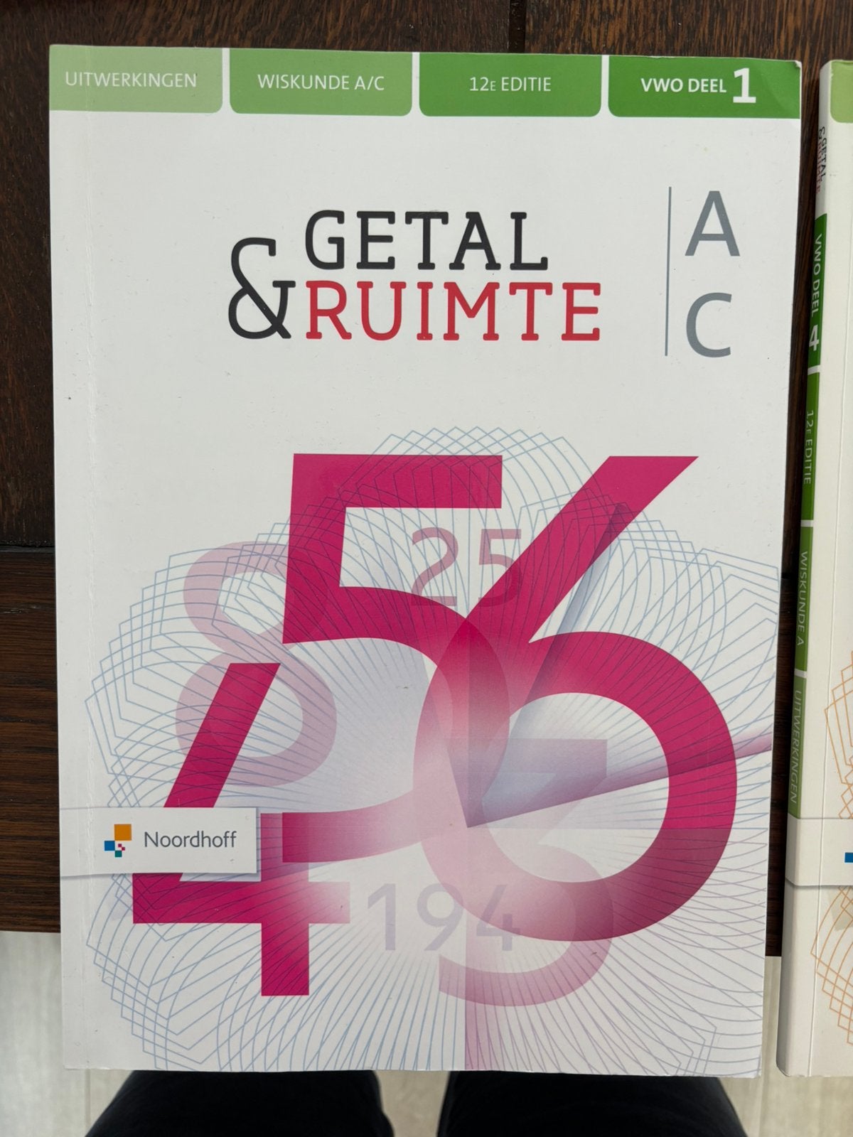 Getal & Ruimte uitwerkingen, deel 1, wiskunde A/C, Ophalen, Zo goed als nieuw