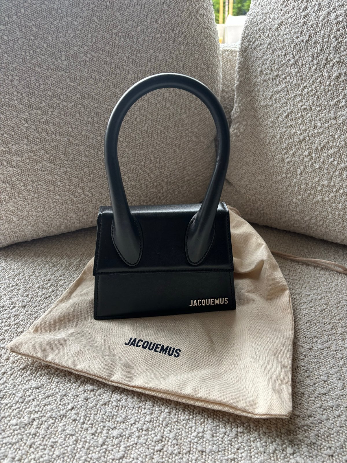 Jacquemus Le Chiquito Tas - Zwart, Sieraden, Tassen en Uiterlijk, Ophalen of Verzenden, Zo goed als nieuw, Zwart, Handtas