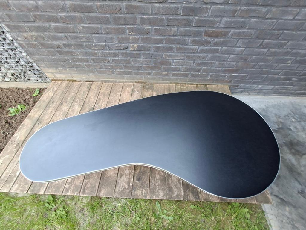 Bel Air Boomerang Salon Tafel, Huis en Inrichting, 50 tot 100 cm, 50 tot 100 cm, Rockabilly, Minder dan 50 cm