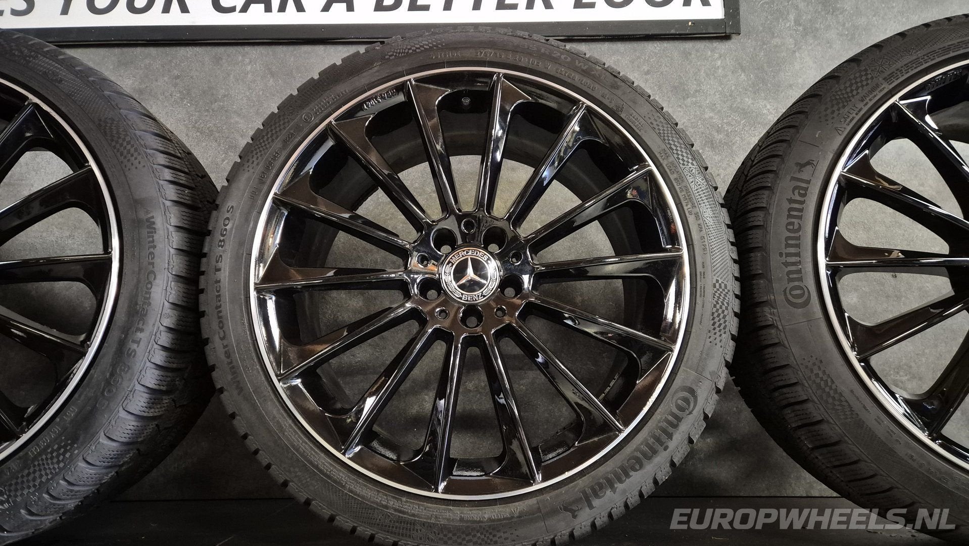 20 inch Mercedes velgen S klasse winterbanden W223 S223 w214
