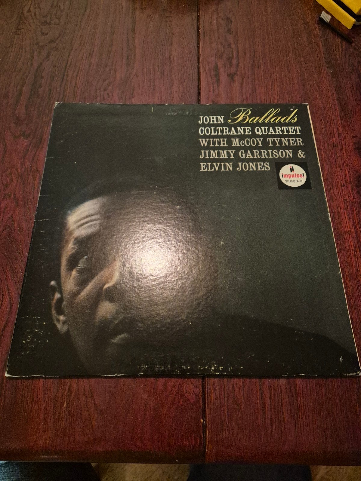 John Coltrane Quartet | Ballads | VG | AS-32 | Impulse!, 1960 tot 1980, Gebruikt, Ophalen of Verzenden, Gatefold hoes