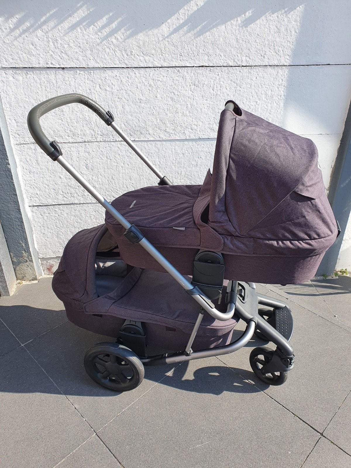 Easywalker Harvey 2 Combiwagen met reiswieg en zitje, Ophalen, Zo goed als nieuw, Overige merken, Met reiswieg