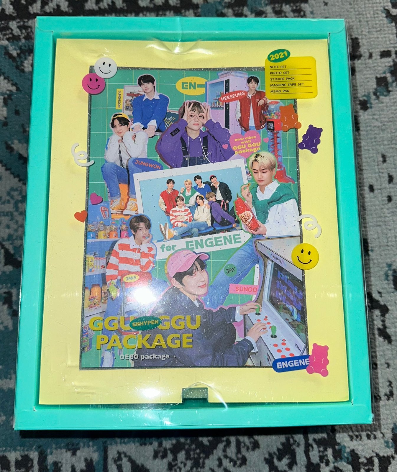 Enhypen Ggu Ggu deco package 2021 (JAKE photocard), Gebruikt, Ophalen of Verzenden, Album, Inclusief doosje