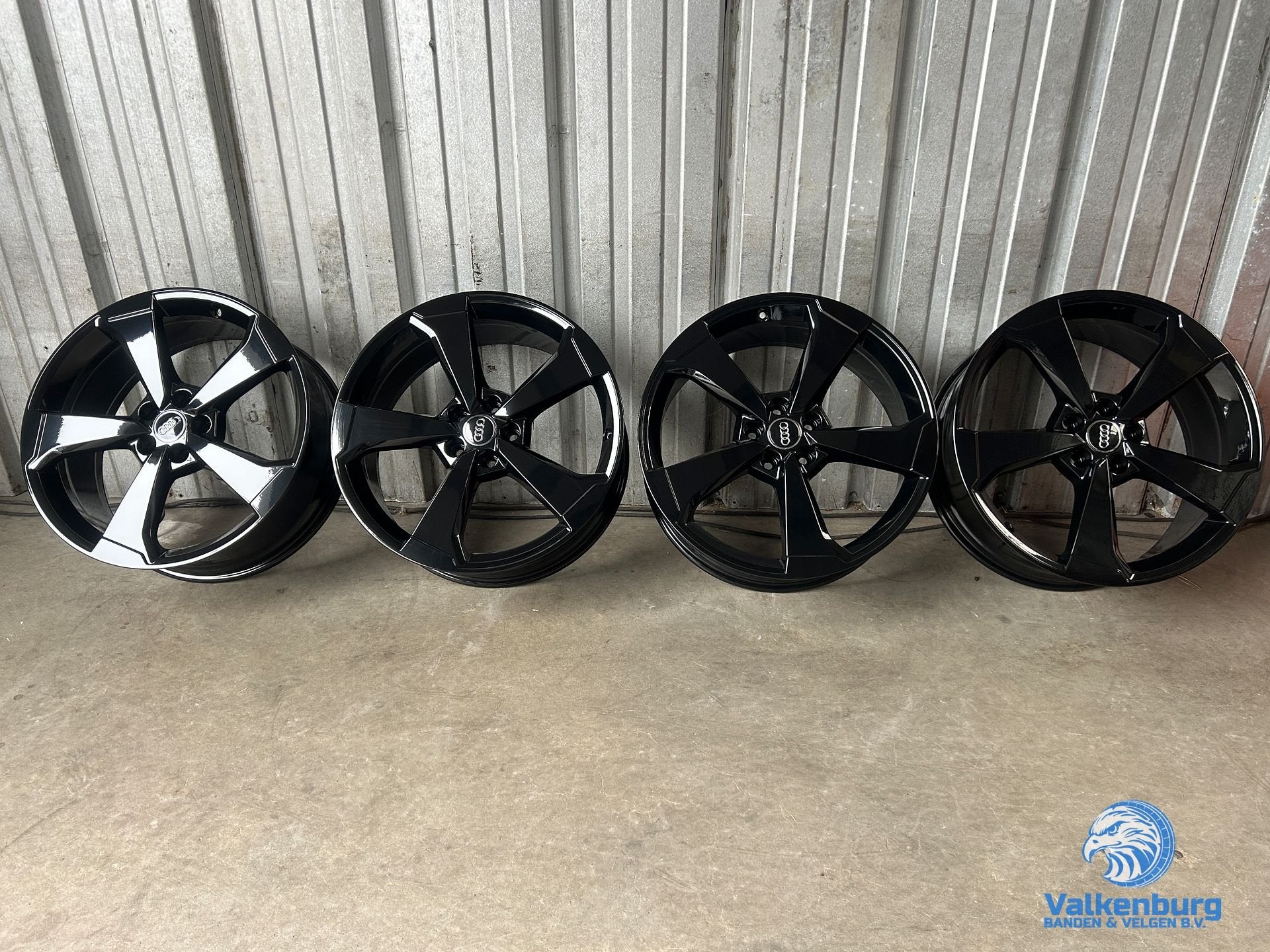 Originele Audi Sport Rotor 20 inch zwarte velgen 5x112, Gebruikt, Velg(en), -, -