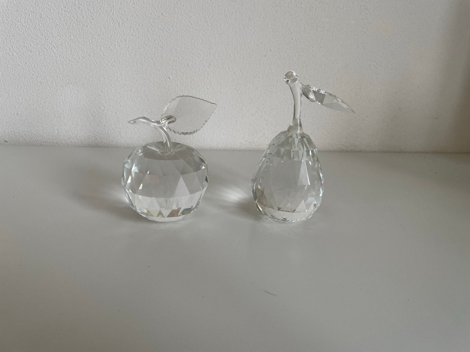 Swarovski Kristallen Appel en Peer Set, Ophalen of Verzenden, Zo goed als nieuw, Figuurtje