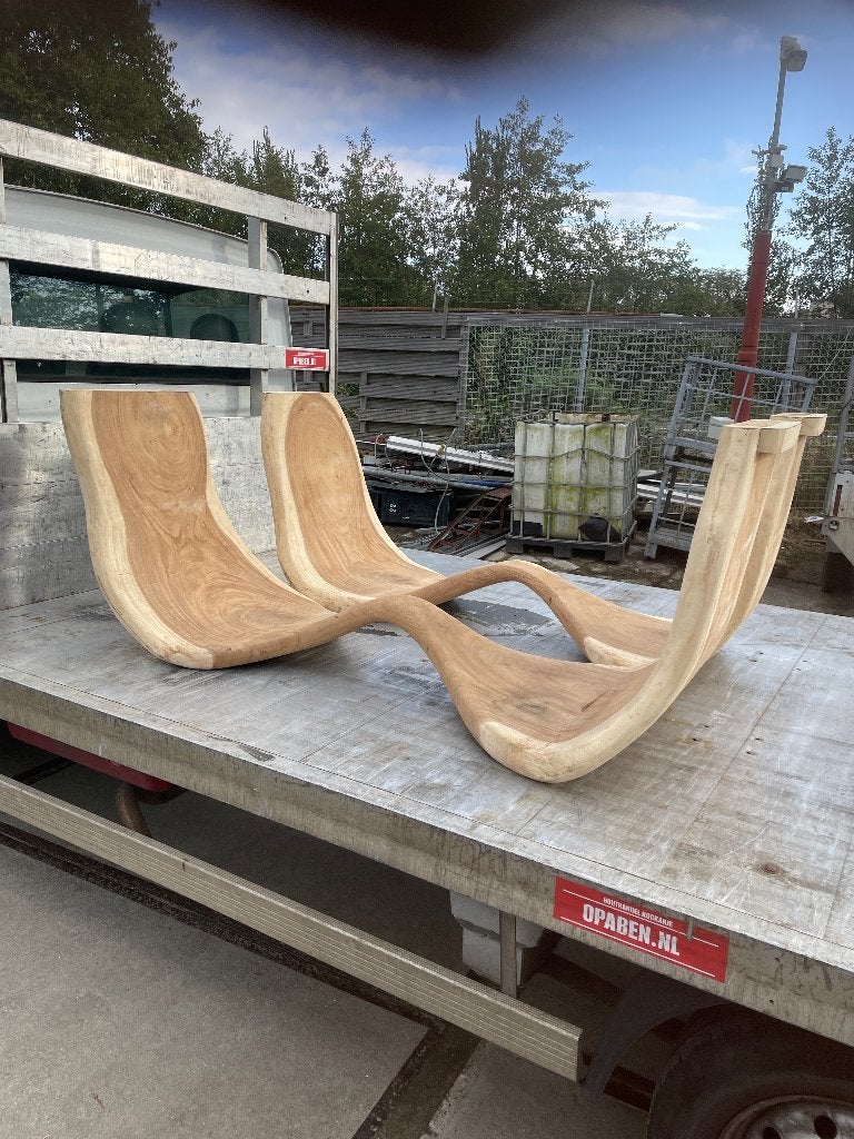 Teak Matrixpoten spinpoten  en bijzondere poten w-poten, Tafelpoot, Teakhout, Nieuw, 150 tot 200 cm