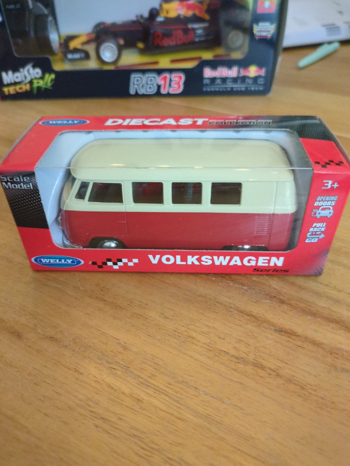 Welly Volkswagen busje - Nieuw in doos - 11 cm, Onbekend, Nieuw, Ophalen of Verzenden, Welly