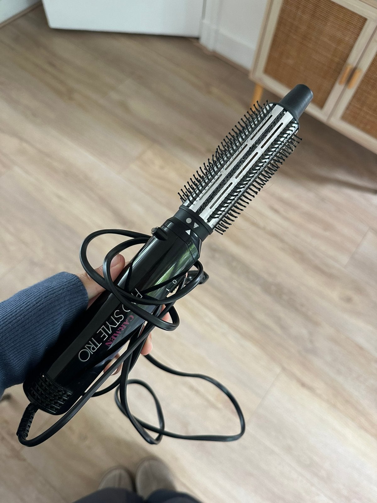 Föhnborstel Carmen Pro Style trio - als nieuw, Ophalen, Zo goed als nieuw, Haarverzorging