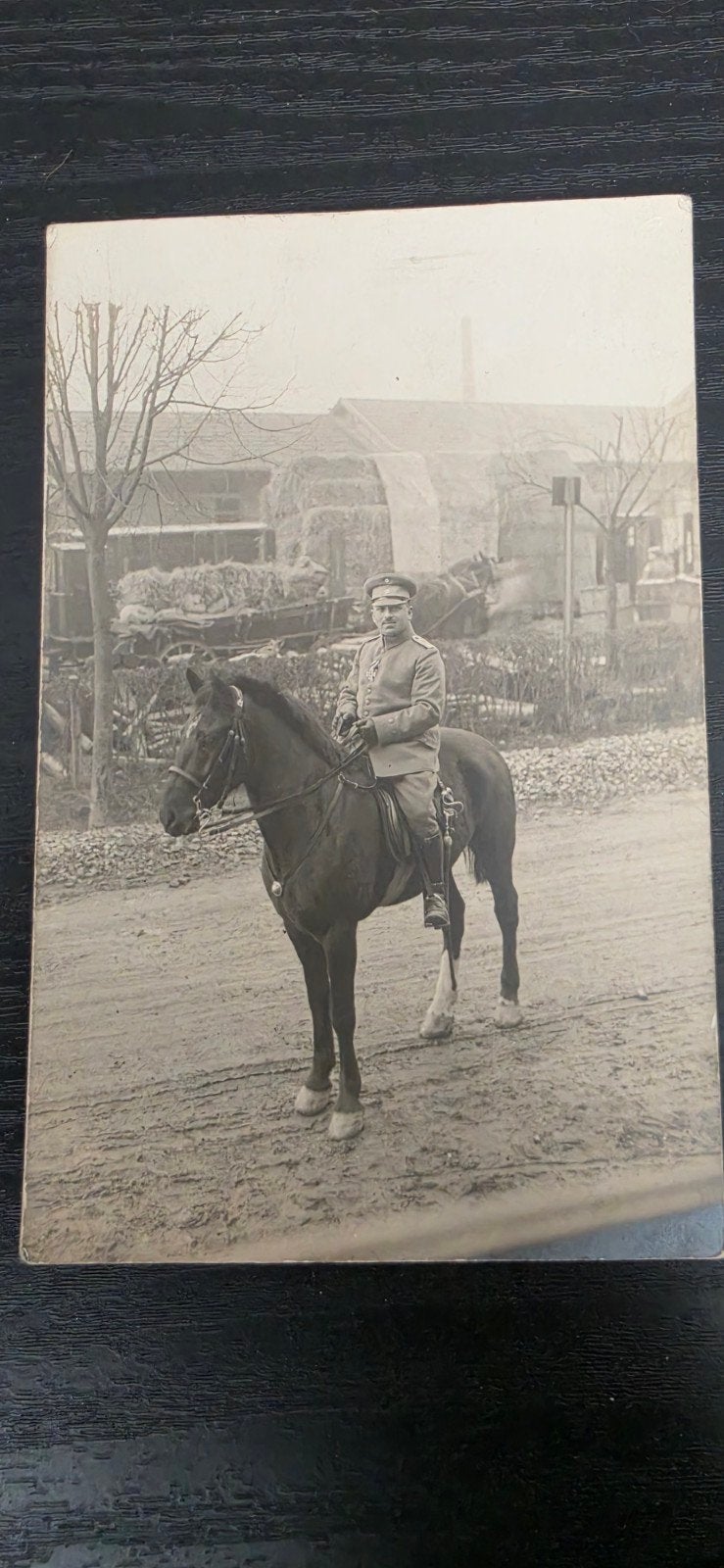 10 Foto Duitse soldaat te paard WO1, Verzamelen, Gebruikt, Foto, Ophalen of Verzenden, Voor 1940