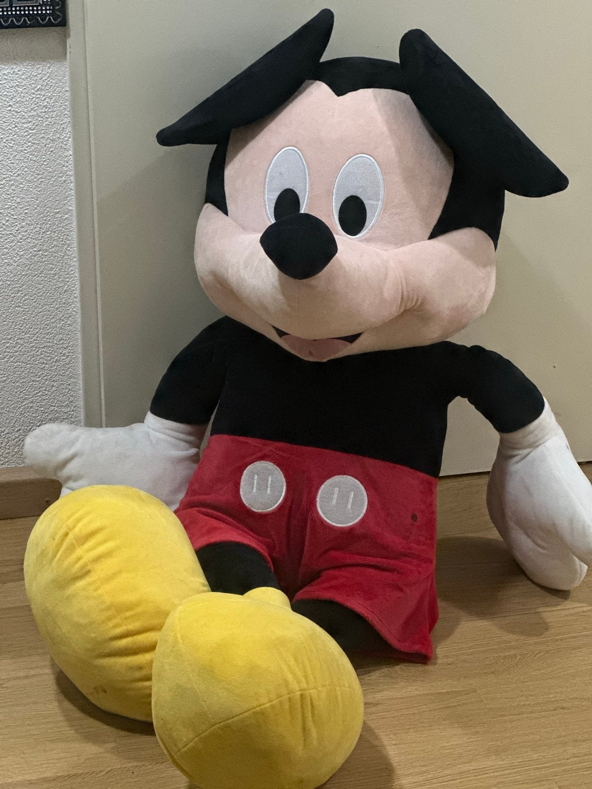 Grote Mickey Mouse knuffel - Disney, Kinderen en Baby's, Disney, Overige typen, Zwart, Ophalen of Verzenden