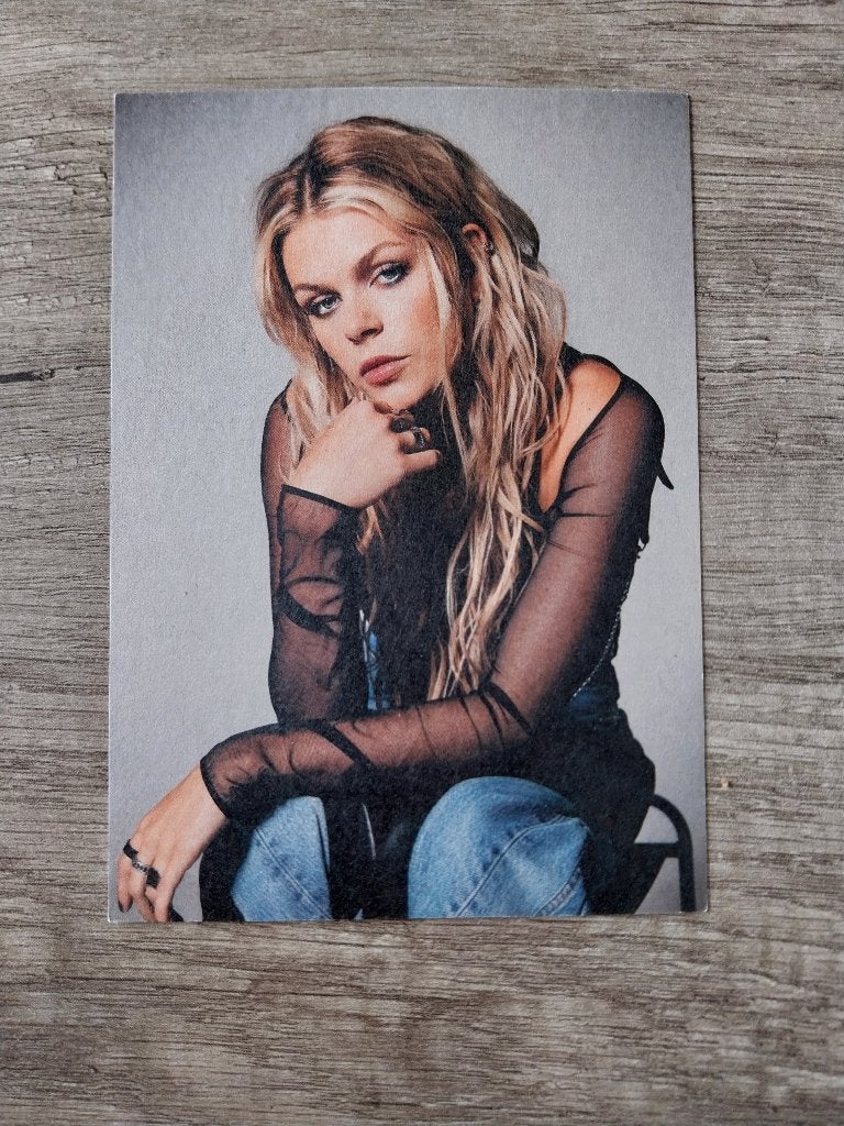 Fotokaart met originele handtekening van Davina Michelle, Ophalen of Verzenden, Nieuw, Foto of Kaart, Gesigneerd