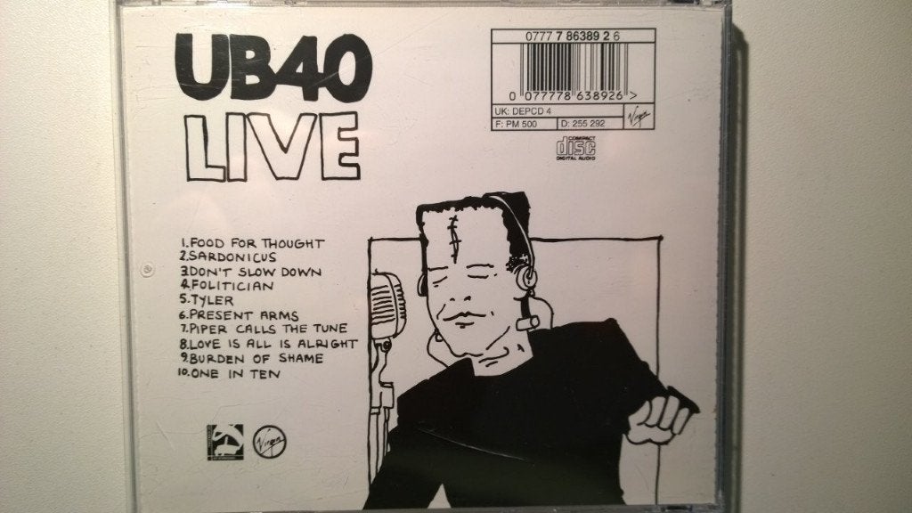 UB40 - Live, Ophalen of Verzenden, Zo goed als nieuw