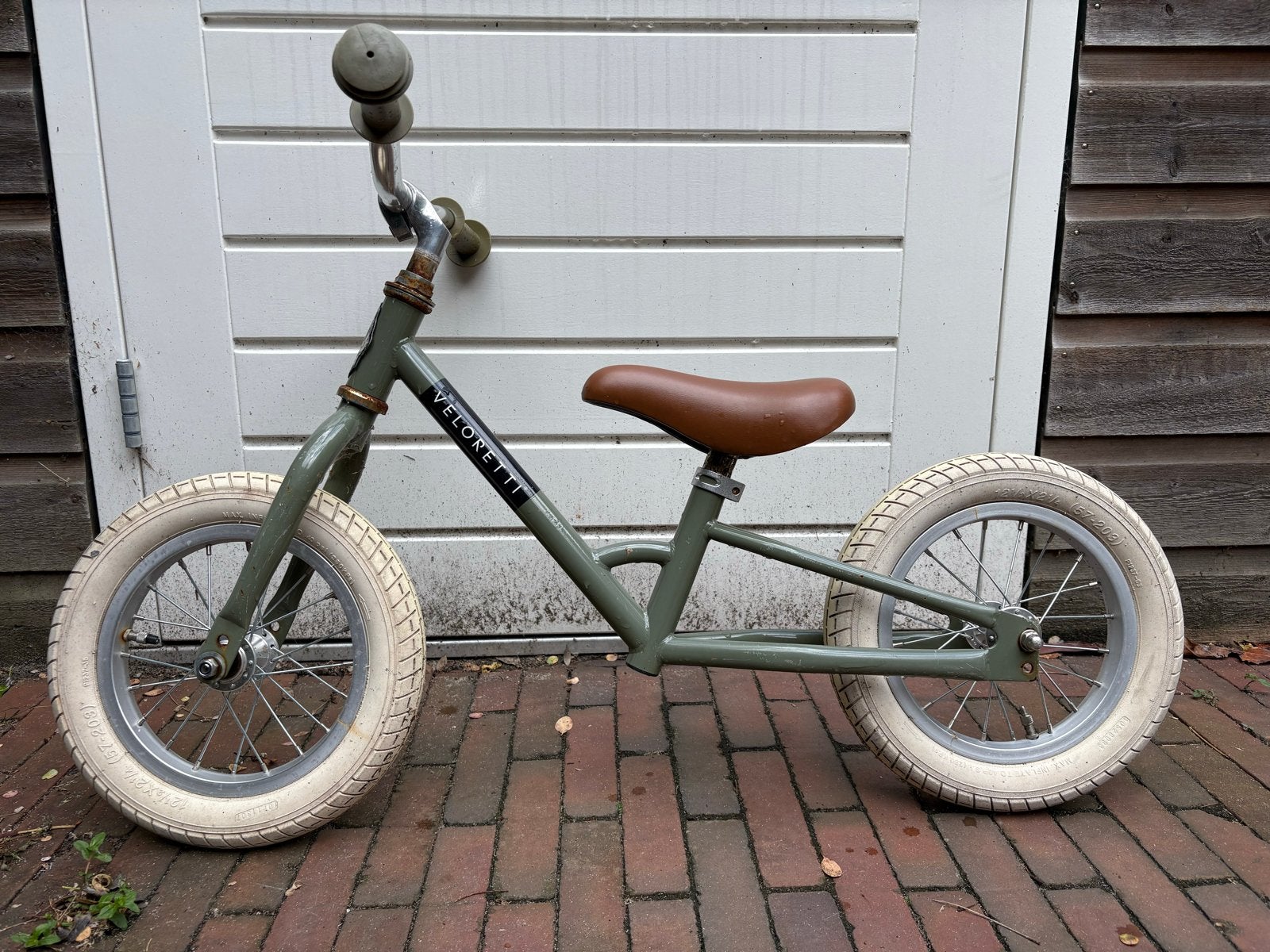 Veloretti loopfiets - Groen, Fietsen en Brommers, Fietsen | Kinderfietsjes, Ophalen, Gebruikt, Minder dan 16 inch