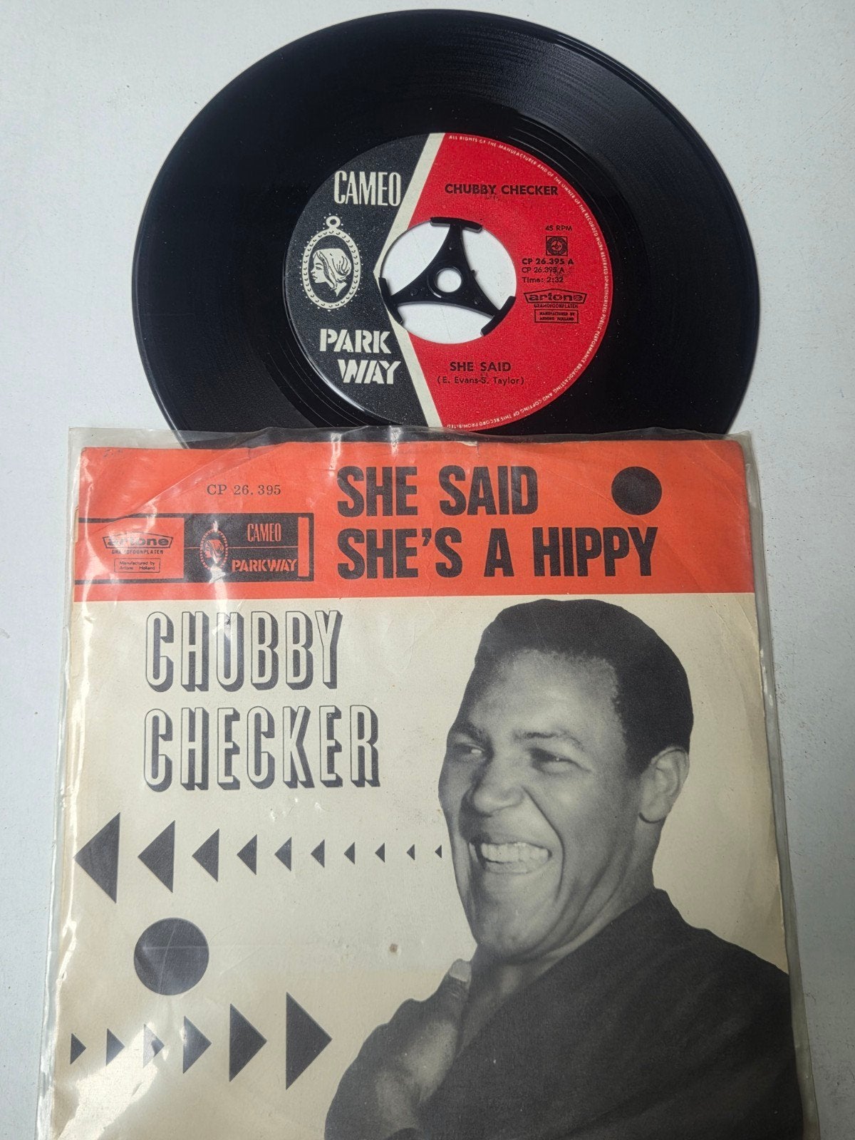 Chubby Checker - She Said / She's a Hippy 7" Vinyl Single, Gebruikt, 7 inch, Ophalen of Verzenden, EP