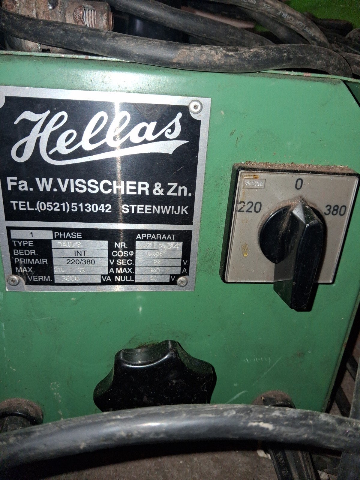 Hellas Elektrode Lasapparaat - Fa. W. Visscher & Zn., Ophalen of Verzenden, Gebruikt, Elektroden