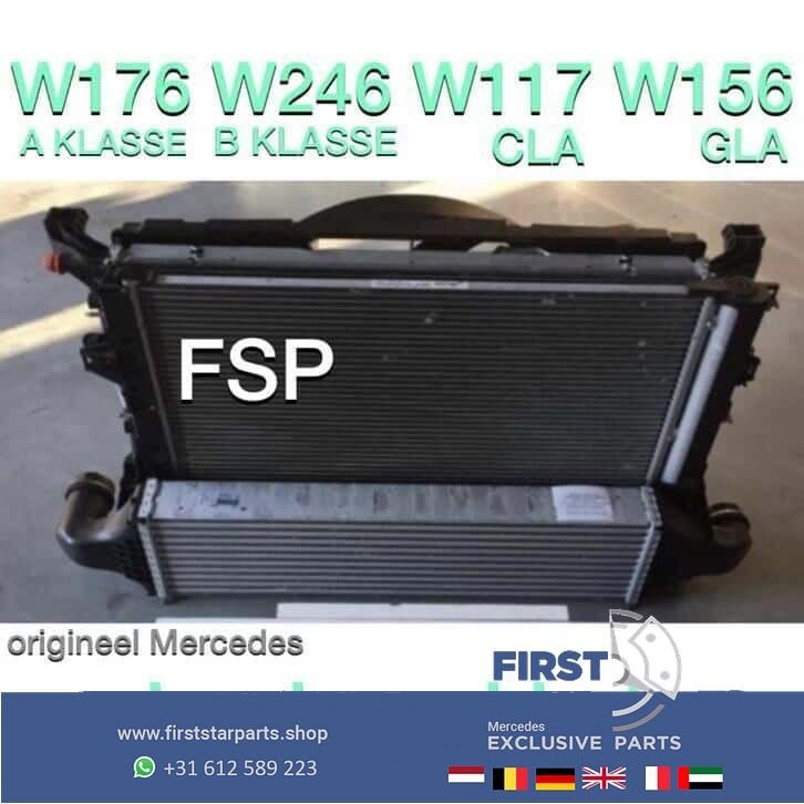 Mercedes Koelerpakket W176 A Klasse W246 B W117 CLA W156 GLA, Gebruikt, -, Ophalen of Verzenden, -