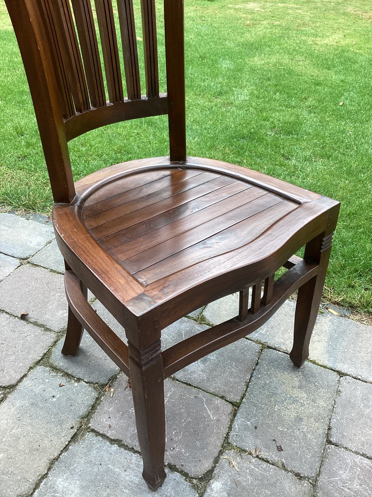 Teak Eetkamerstoel, 2x, Ophalen