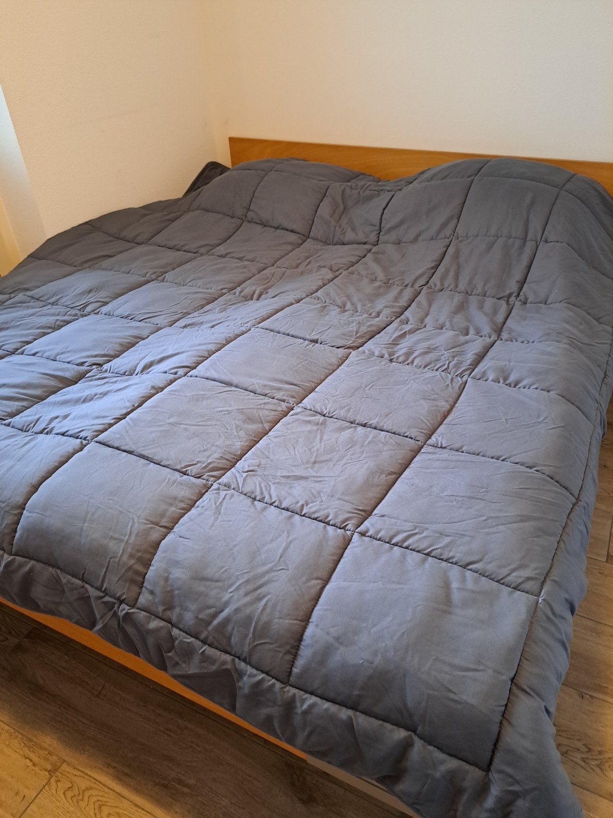 Dekbed Grijs/Argent zelesta, Verzenden, Tweepersoons, Grijs, Dubbelzijdig bruikbaar
