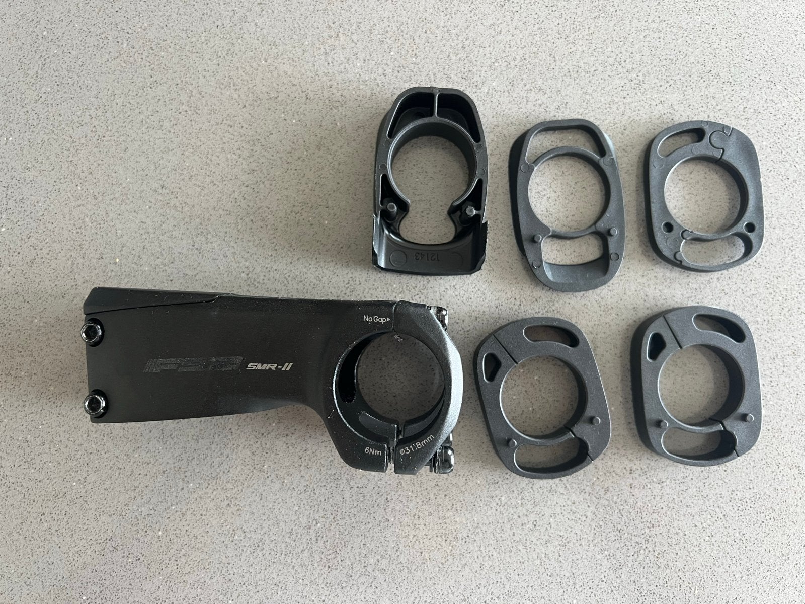 FSA SMR II Stuurpen 70mm -10 graden, Gebruikt, Stuur, Ophalen of Verzenden, Aluminium