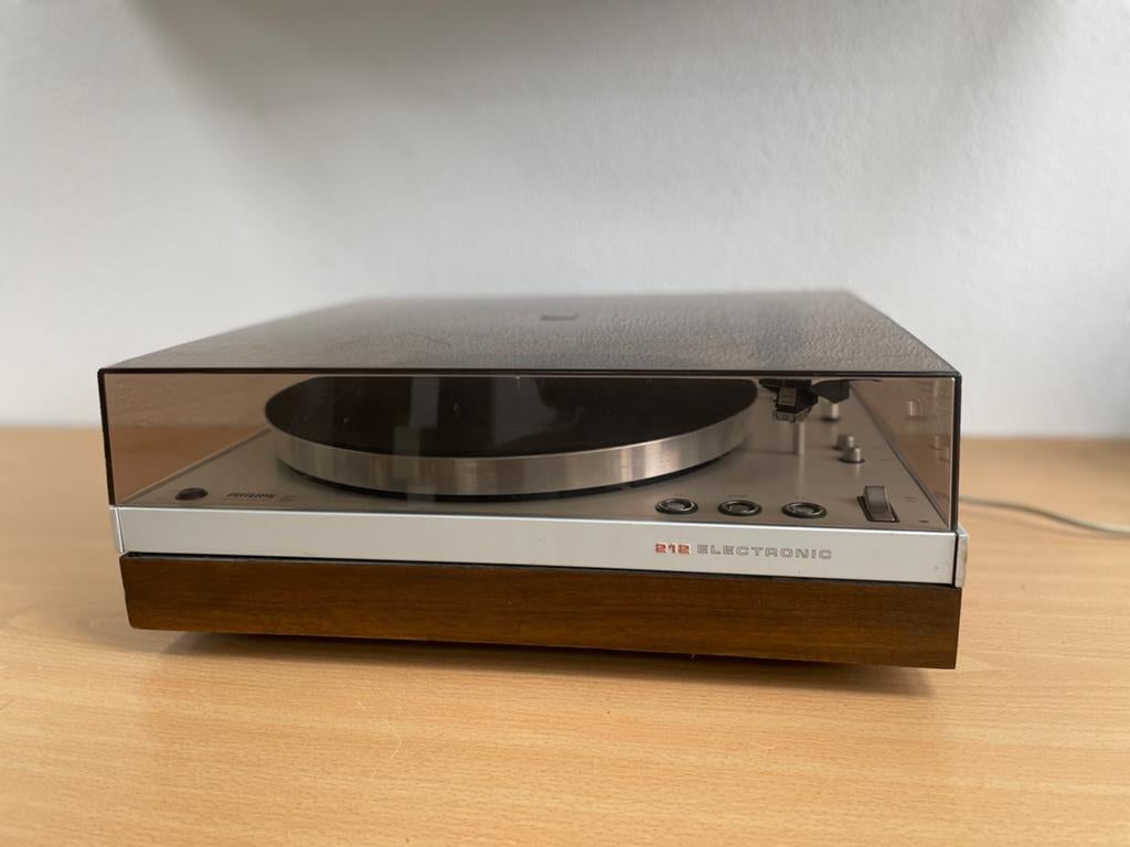 Vintage Philips platenspeler 212, Ophalen, Philips, Gebruikt, Nvt