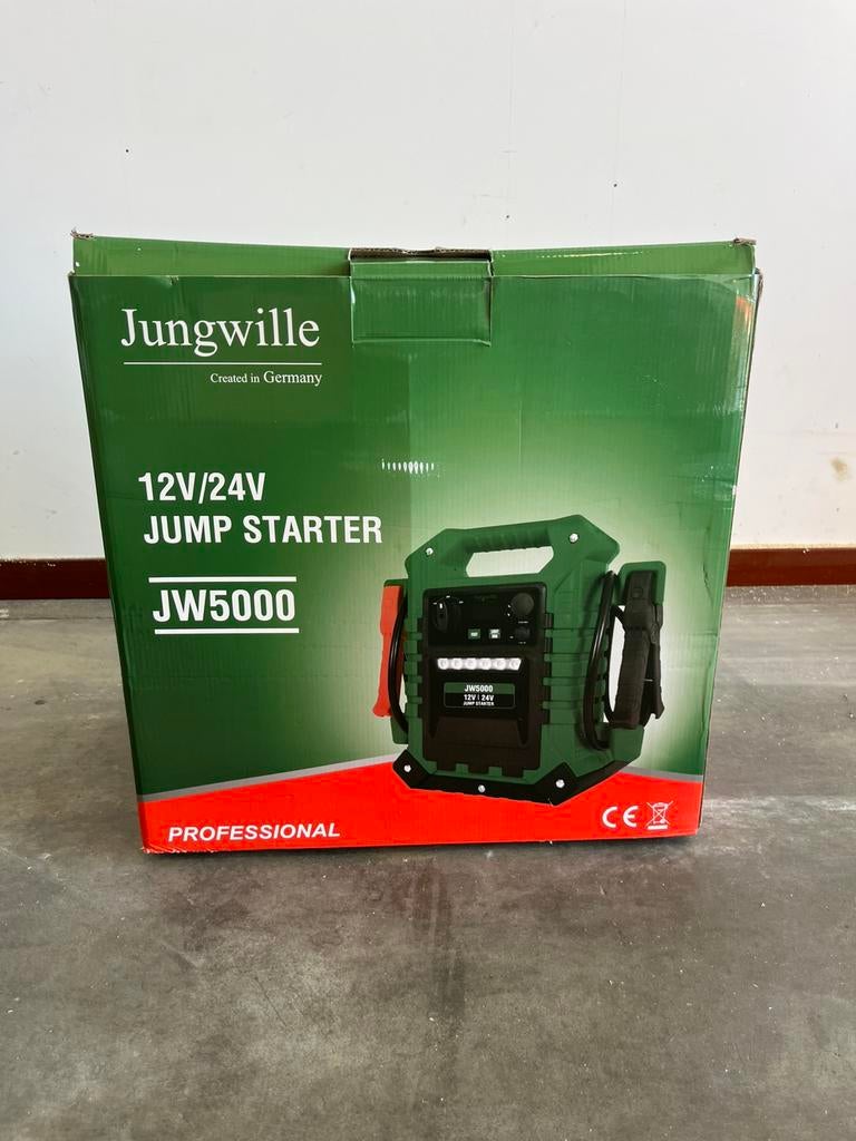 Jungwille JW5000 12V/24V  Professionele Starthulp, Ophalen, Zo goed als nieuw