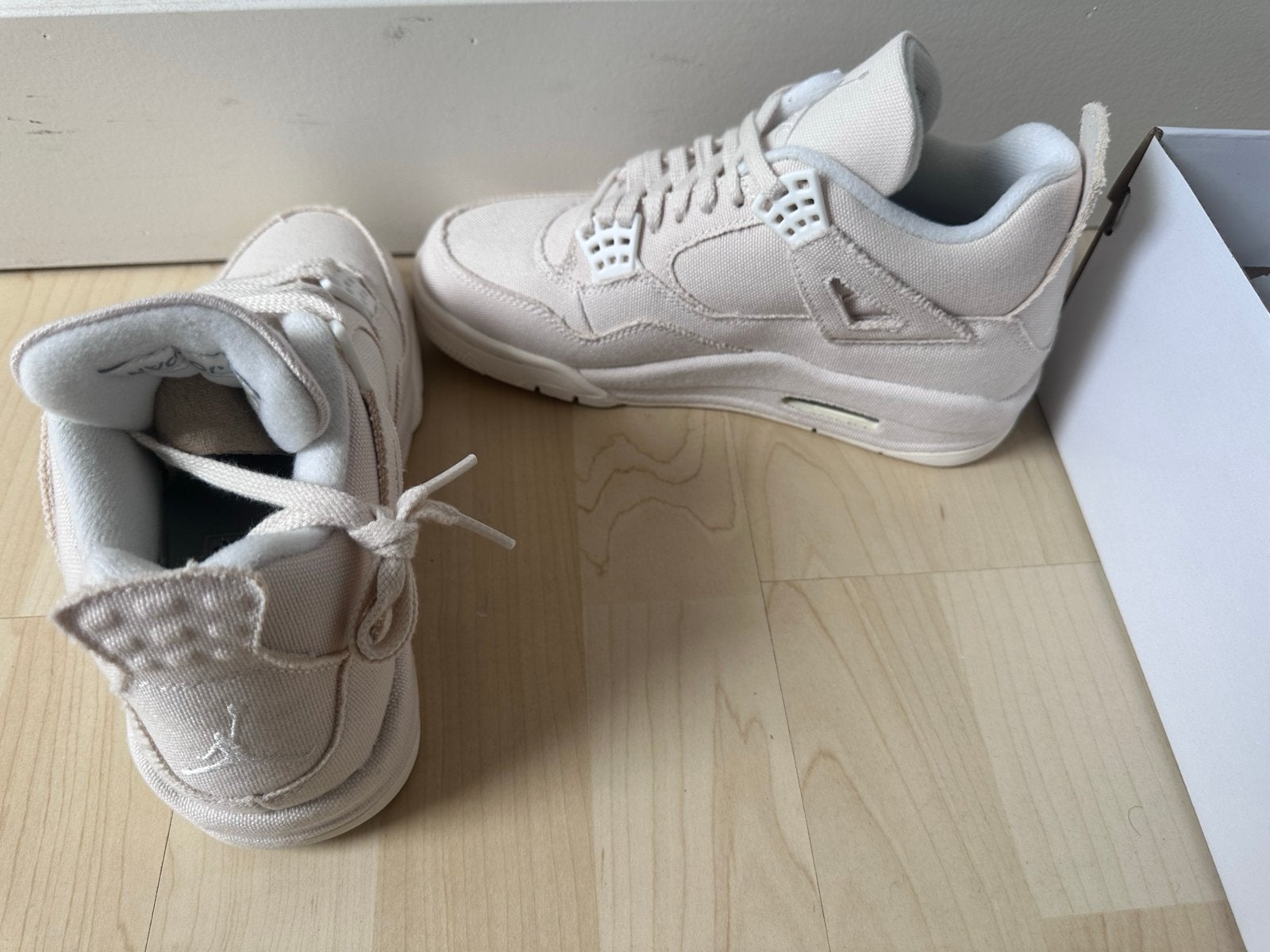 Nike Air Jordan 4 Retro WMNS 'Sail' - Maat 37.5, Kleding | Dames, Schoenen, Ophalen, Nieuw, Beige, Sneakers of Gympen