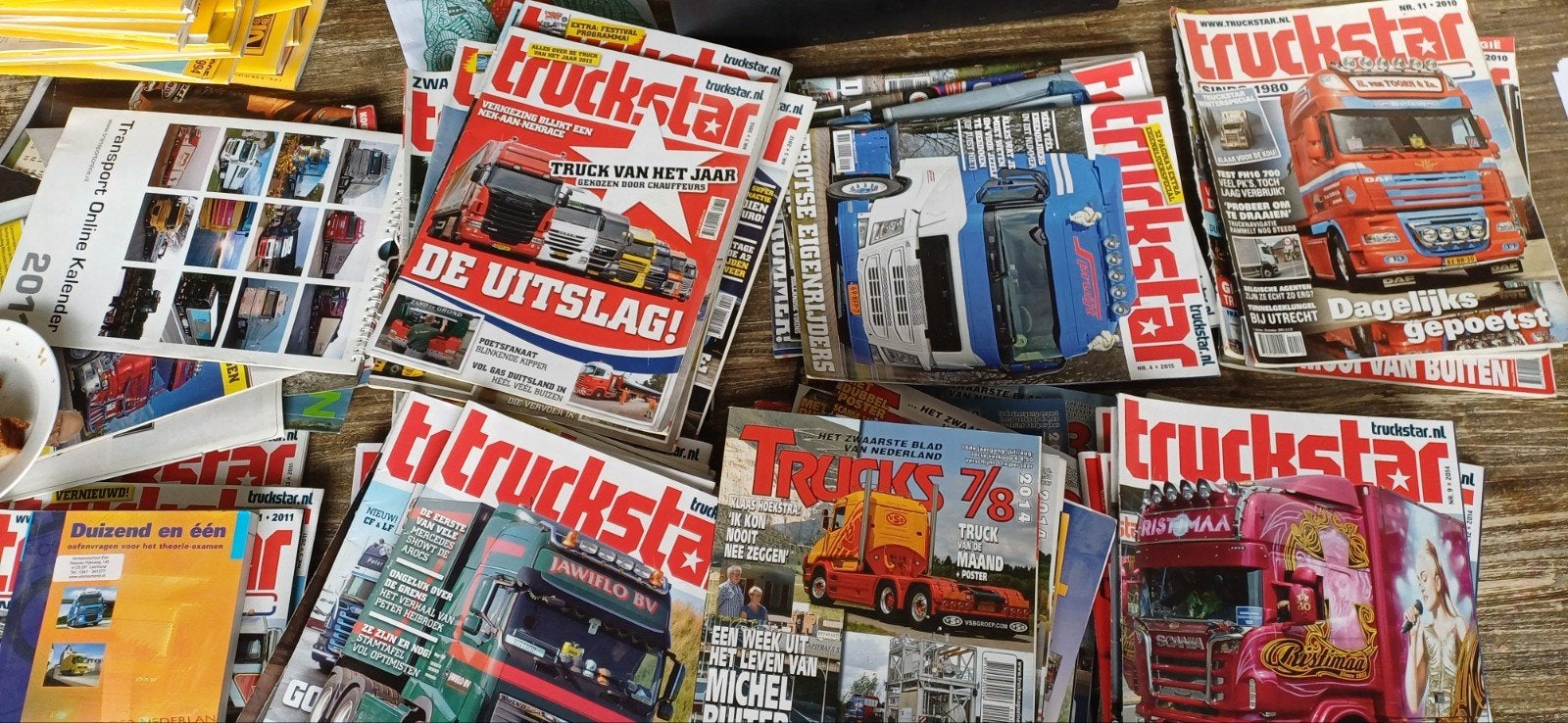 Ruim 60 truckstar en trucks tijdschriften, Meerdere comics, Ophalen of Verzenden, Gelezen, Europa