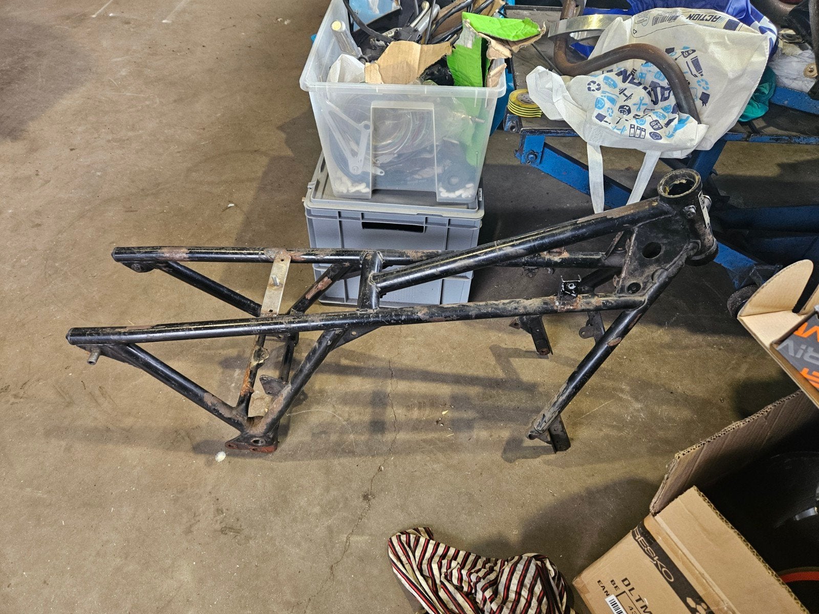 Moto Guzzi V1000 Convert frame bj 1978, Ophalen, Gebruikt