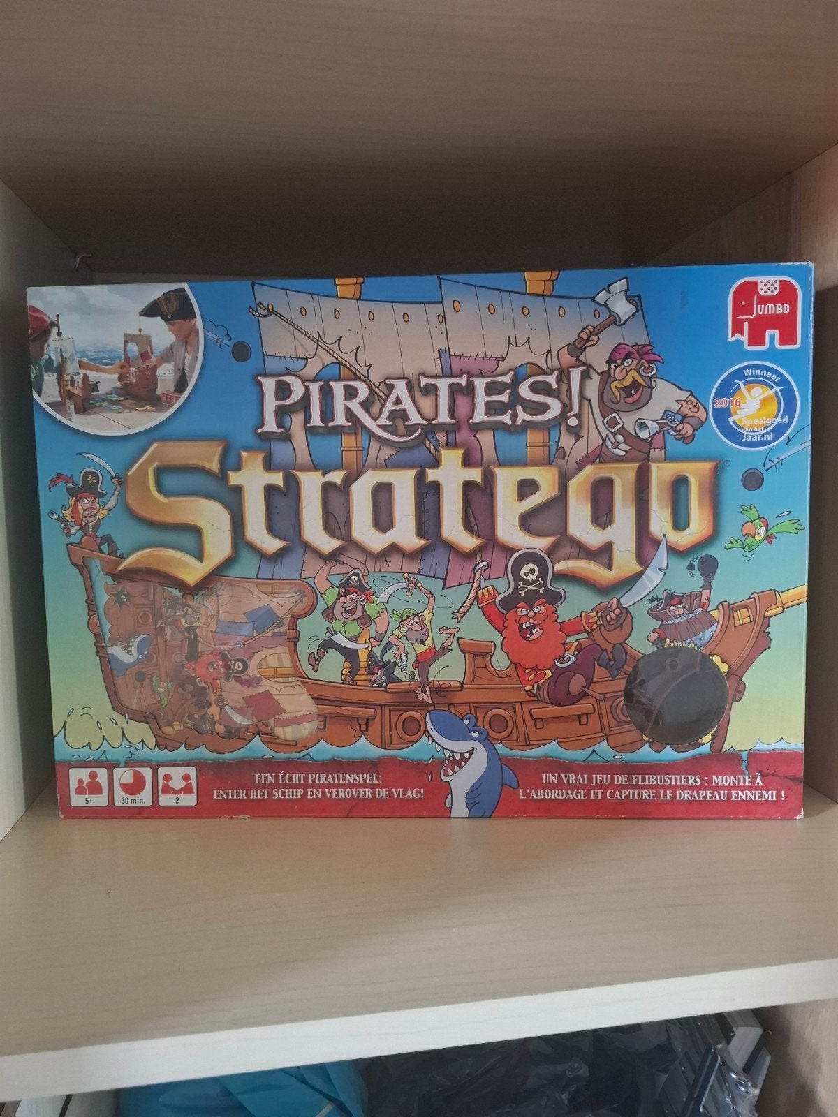 Jumbo Pirates! Stratego - Winnaar Speelgoed van het Jaar, Een of twee spelers, Ophalen of Verzenden, Zo goed als nieuw, Jumbo
