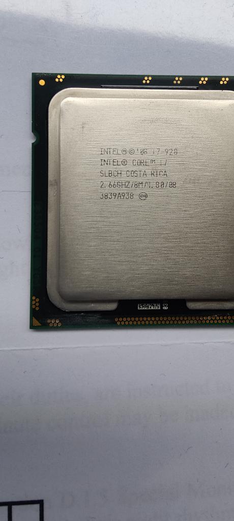 I7 920 socket 1366 2.66 GHz, Computers en Software, Moederborden, Ophalen of Verzenden, Gebruikt, Intel, LGA 1366