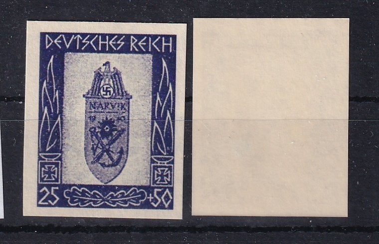 D121) 1944 Narvik WO2 Noors Legioen MNH geen gar, Verzenden, Duitse Keizerrijk, Postfris