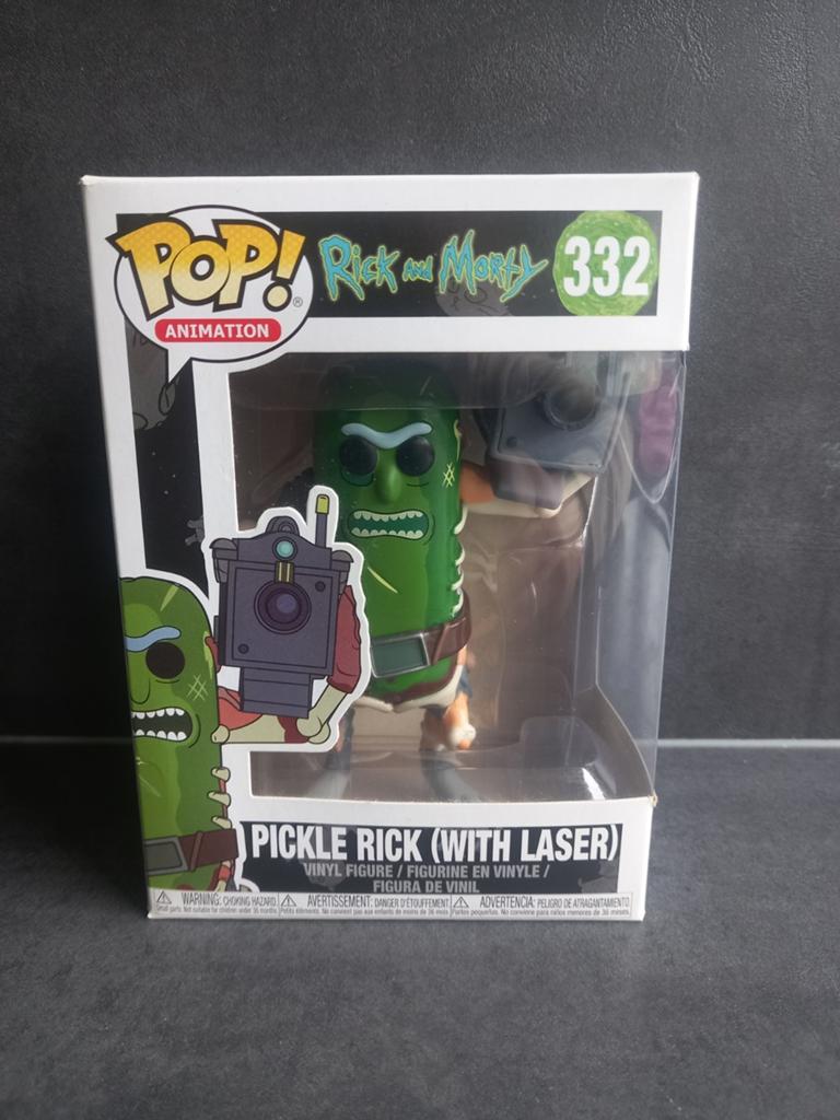 Funko pop Rick and Morty Pickle Rick with laser, Ophalen of Verzenden