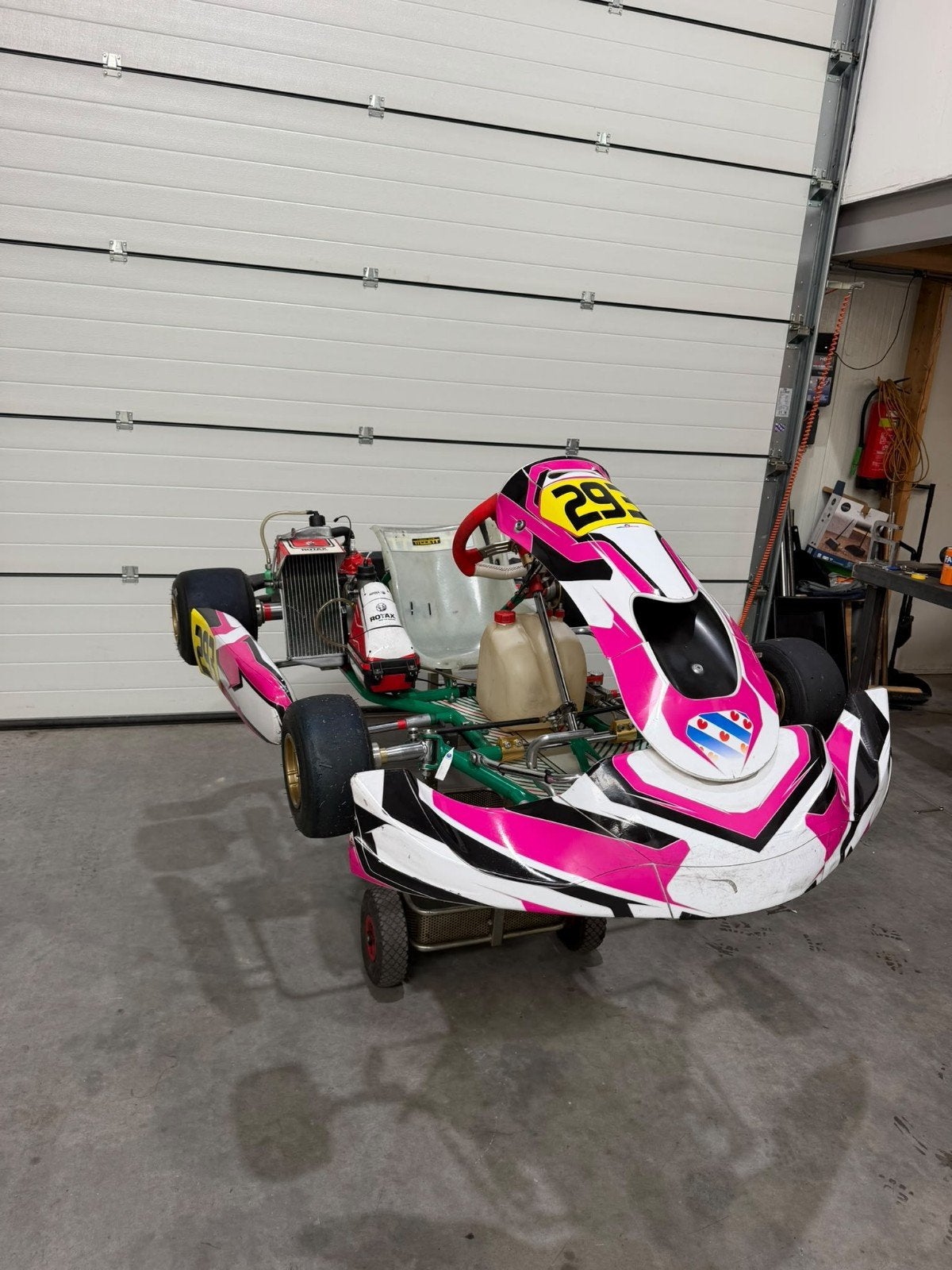 Complete Kart met Roze/Witte Bestickering, Ophalen, Gebruikt, Kart