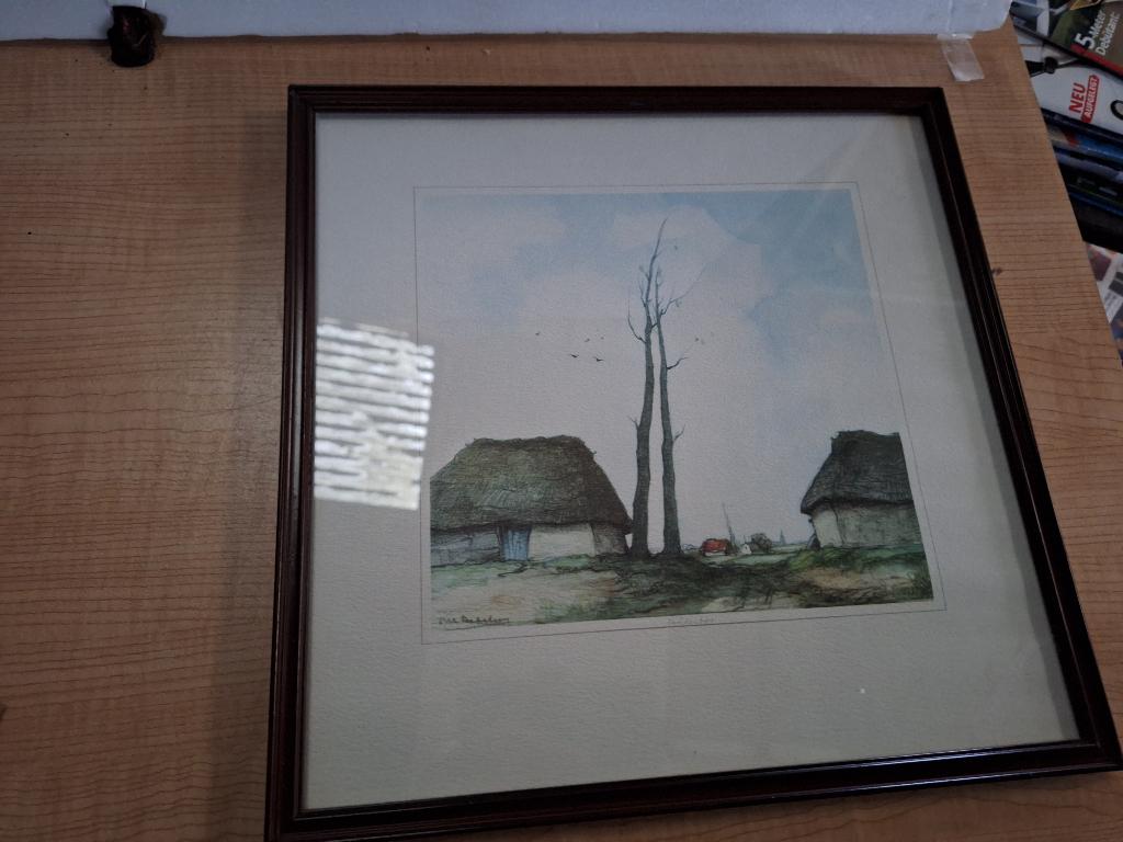 schilderijtje litho, Antiek en Kunst, Kunst | Litho's en Zeefdrukken, Ophalen of Verzenden