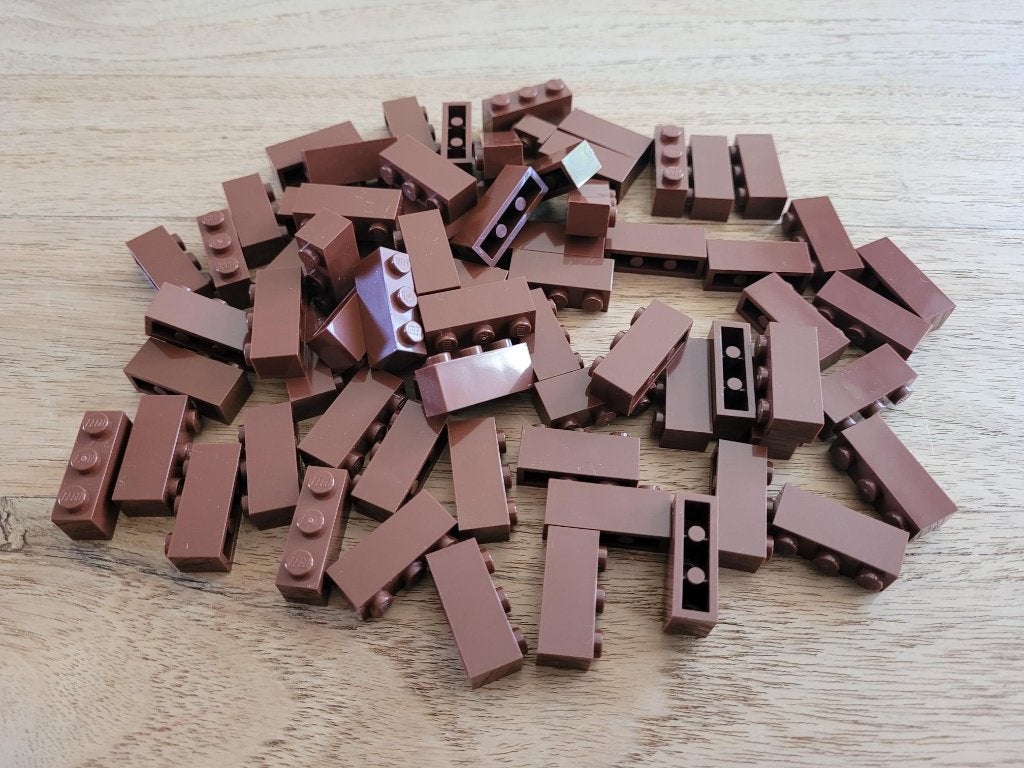 Partij J526=100x Nieuwe Lego stenen 1x3 (Meerdere setjes), Lego, Lego, Lego, Nieuw
