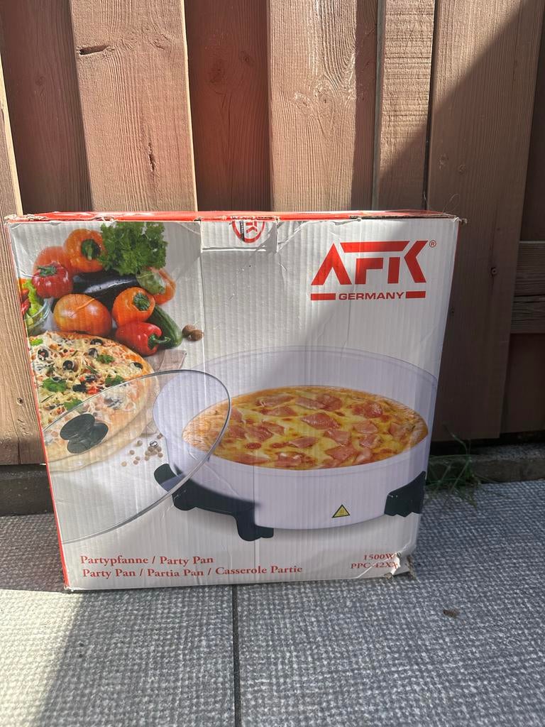 AFK Germany Party Pan / Elektrische Pan 1500W PPC-42X, Witgoed en Apparatuur, Ophalen, Nieuw